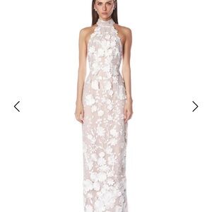 Bronx and Banco Jasmine White Floral Maxi Dress